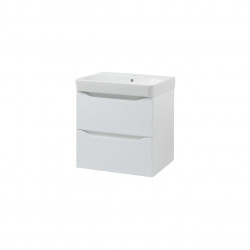 Шафка з умивальником 60 Smile Square White matt SM-60 ПБ+500.229.01.1 Air-Line