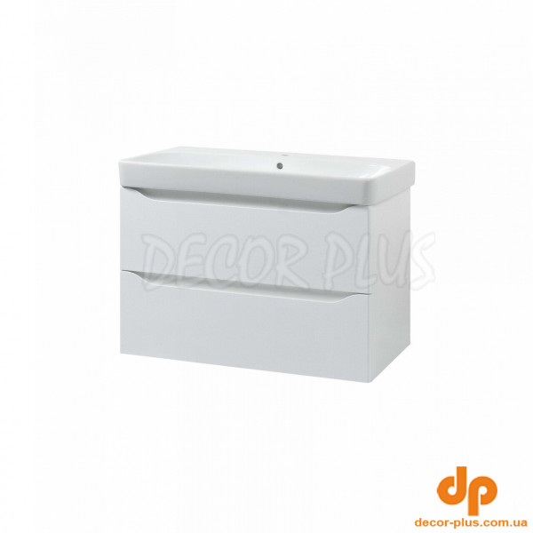 Шафка з умивальником 75 Smile Square White matt SM-75 ПБ+500.249.01.1 Air-Line