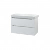 Шафка з умивальником 75 Smile Square White matt SM-75 ПБ+500.249.01.1 Air-Line