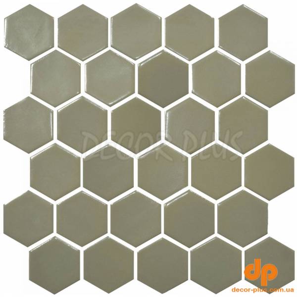 Мозаїка HEXAGON H 6012 Maus Grey 295х295х9 Кераміка Лео УКРАЇНА