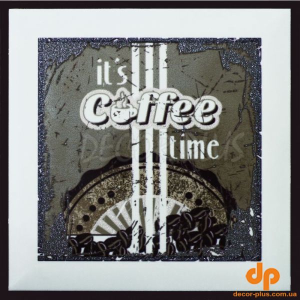 Декор COFFEE TIME BROWN С 15х15