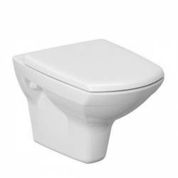 Унітаз підвісний Carina 548 CleanOn з кришкою дюропласт soft close SZCZ1000841773 Cersanit