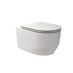 3030140W ART 3.0 Унітаз підвісний безобідковий з кришкою soft-close, Vortex Flush, білий матовий (1 сорт)