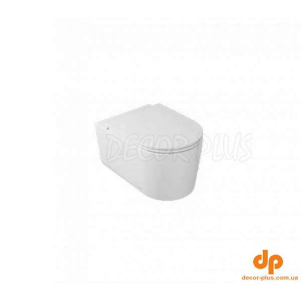 Унітаз підвісний Core з кришкою soft-close White Gloss GALASSIA
