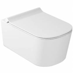 Унітаз підвісний Meg11 Pro з кришкою soft-close White Gloss GALASSIA