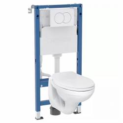 Набір Duofix PRO 20 (Чаша підвіс.уніт.IDOL+сид.дюр.пов.пад+інст.с-ма DUOFIX 2в1 + DELTA01 альпійська біла