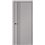 Міжкімнатні двері KORFAD NEVORA Світло Сірий Текстура шпону вертикальна