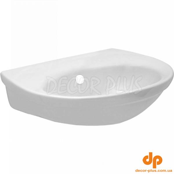 K44-138  EKO 2000 Раковина 60 з отвором для змішувача, білий глянець (плівка) (1 сорт)