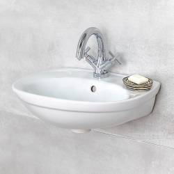 K44-137 EKO 2000 Раковина 50 з отвором для змішувача, білий глянець (плівка) (1 сорт)