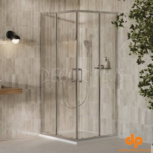 Душова кабіна X-Point Slim XPSRV2 100 алюміній Transparent RAVAK