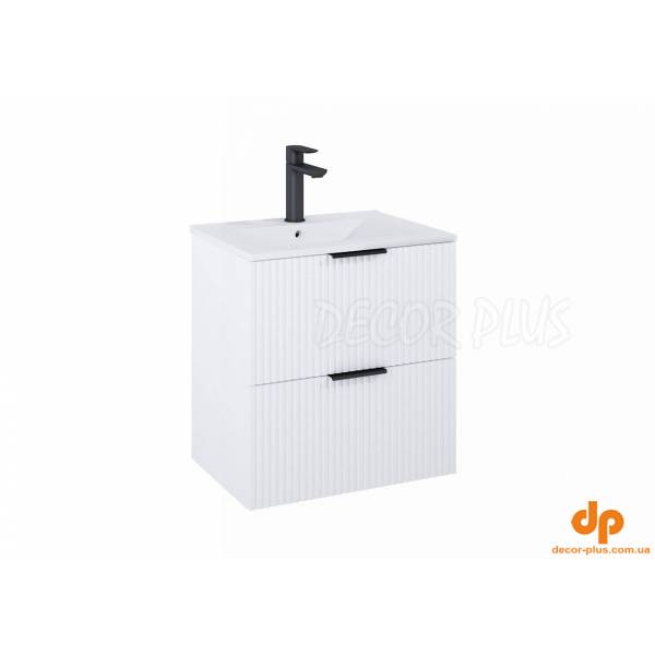 Шафка з умивальником Reef 600 White matt A857954529+A3272A3000 Roca