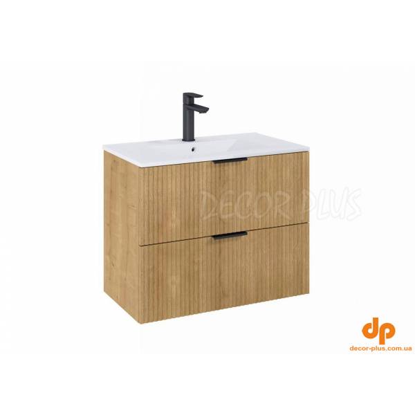 Шафка з умивальником Reef 800 Light Oak A857955464+A3272A4000 Roca