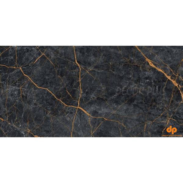 Плитка керамогранітна MOС980 Mountain Stone Чорний RECT 600x1200x8 Golden Tile