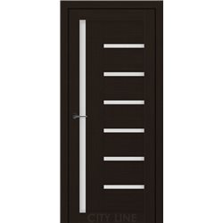 Двері міжкімнатні CITY LINE EXPRESS AMADEA Венге Класик Скло Сатин