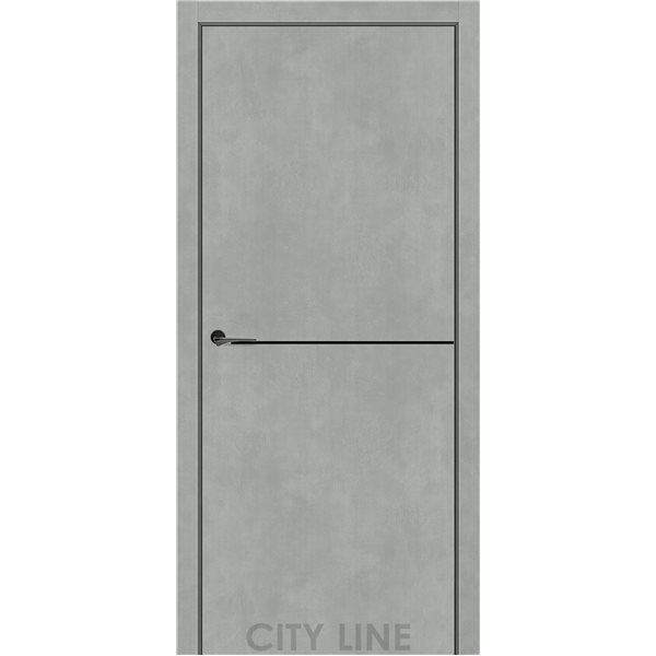 Двері міжкімнатні CITY LINE EXPRESS OASIS Бетон Чикаго  Глухе