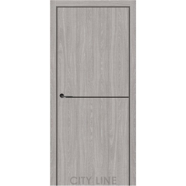 Двері міжкімнатні CITY LINE EXPRESS OASIS Дуб Гладстоун Грей  Глухе