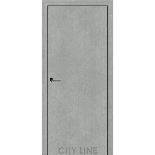 Двері міжкімнатні CITY LINE EXPRESS OCEAN Бетон Чикаго Глухе