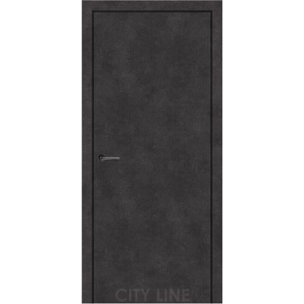 Двері міжкімнатні CITY LINE EXPRESS OCEAN Онікс Сірий Глухе