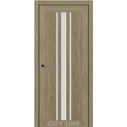 Двері міжкімнатні CITY LINE EXPRESS ARDENA Артвуд Сепія Скло сатин
