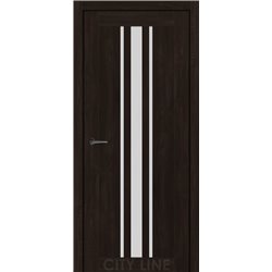 Двері міжкімнатні CITY LINE EXPRESS ARDENA Артвуд Шоколад Скло сатин
