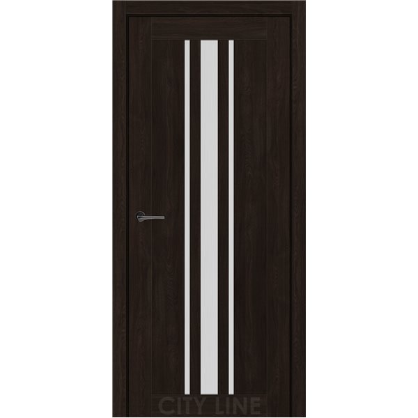 Двері міжкімнатні CITY LINE EXPRESS ARDENA Артвуд Шоколад Скло сатин