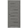 Двері міжкімнатні CITY LINE EXPRESS CLINTON Артвуд Грей Скло Сатин