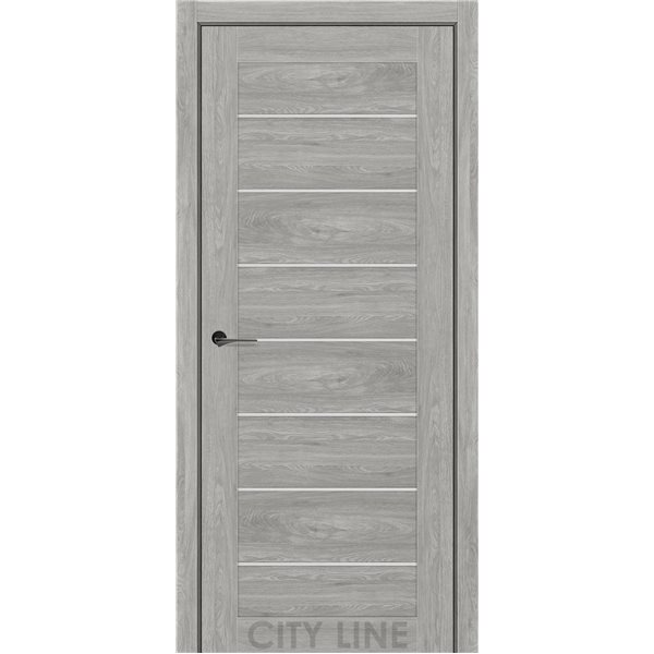 Двері міжкімнатні CITY LINE EXPRESS CLINTON Артвуд Сканді Скло Сатин
