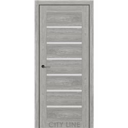 Двері міжкімнатні CITY LINE EXPRESS LIVARA Артвуд Сканді Скло Сатин