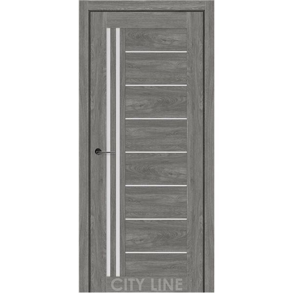 Двері міжкімнатні CITY LINE EXPRESS OPTIMA  Артвуд Грей Скло Сатин