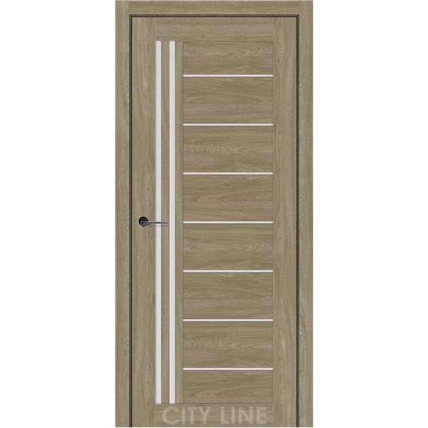Двері міжкімнатні CITY LINE EXPRESS OPTIMA  Артвуд Сепія Скло Сатин