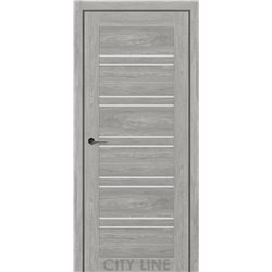 Двері міжкімнатні CITY LINE EXPRESS TERENZA Артвуд Сканді Скло Сатин
