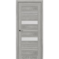 Двері міжкімнатні CITY LINE EXPRESS VALENTA Артвуд Сканді Скло Сатин