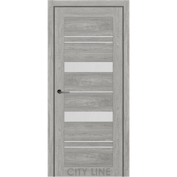 Двері міжкімнатні CITY LINE EXPRESS VALENTA Артвуд Сканді Скло Сатин