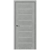 Двері міжкімнатні CITY LINE EXPRESS CLINTON Бетон Чикаго Скло Сатин