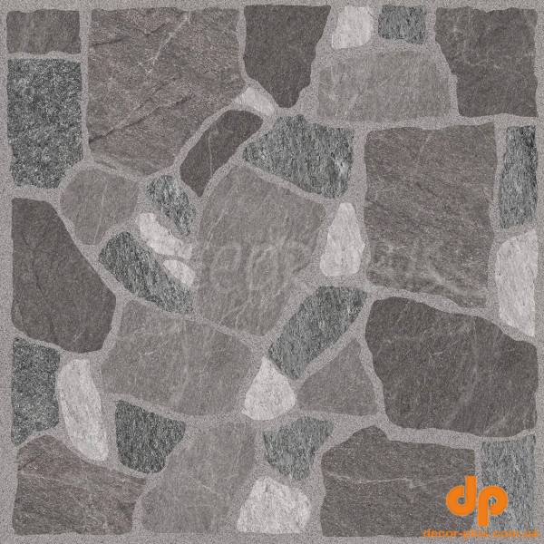 Плитка керамогранітна 2F2800 Cortile Сірий 400x400x7 Golden Tile