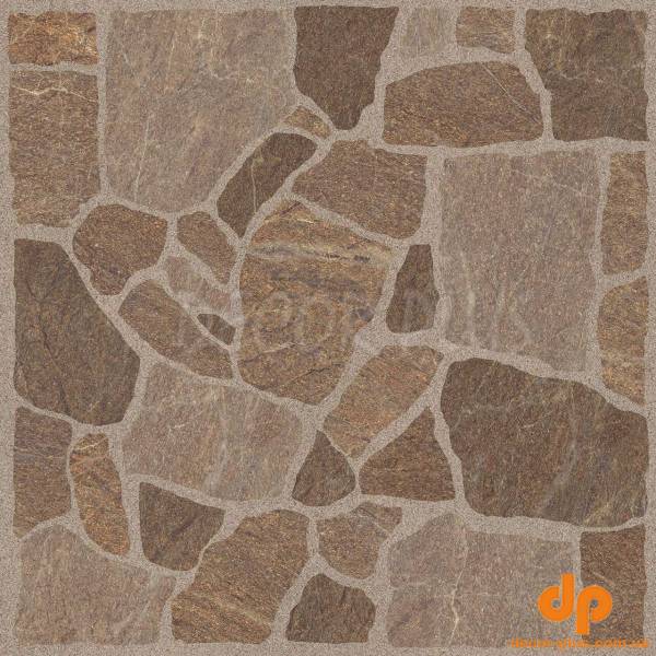 Плитка керамогранітна 2F7800 Cortile Коричневий 400x400x7 Golden Tile