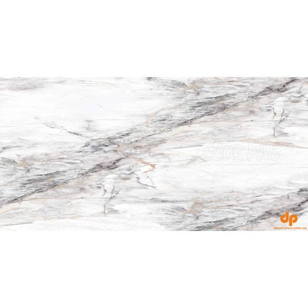 Плитка керамогранітна Santana White Gloster 600x1200 Raviraj