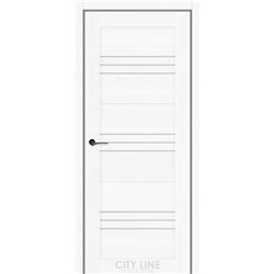 Міжкімнатні двері CITY LINE SANTO Дуб Білий 