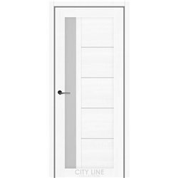 Межкомнатные двери CITY LINE BRUNO Дуб Белый 