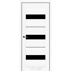 Міжкімнатні двері CITY LINE ARION Дуб Білий BLK