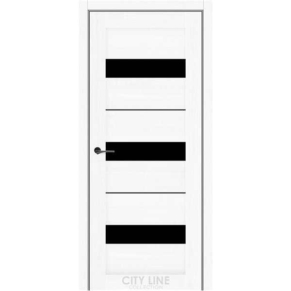 Міжкімнатні двері CITY LINE ARION Дуб Білий BLK