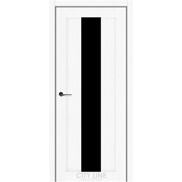 Міжкімнатні двері CITY LINE MORRISON Дуб Білий BLK