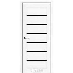 Міжкімнатні двері CITY LINE FORSAN Дуб Білий BLK
