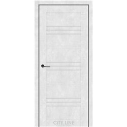 Міжкімнатні двері CITY LINE SANTO Бетон Сніжний 