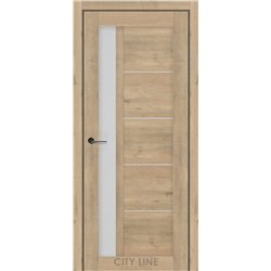 Межкомнатная дверь CITY LINE BRUNO Дуб Монако 