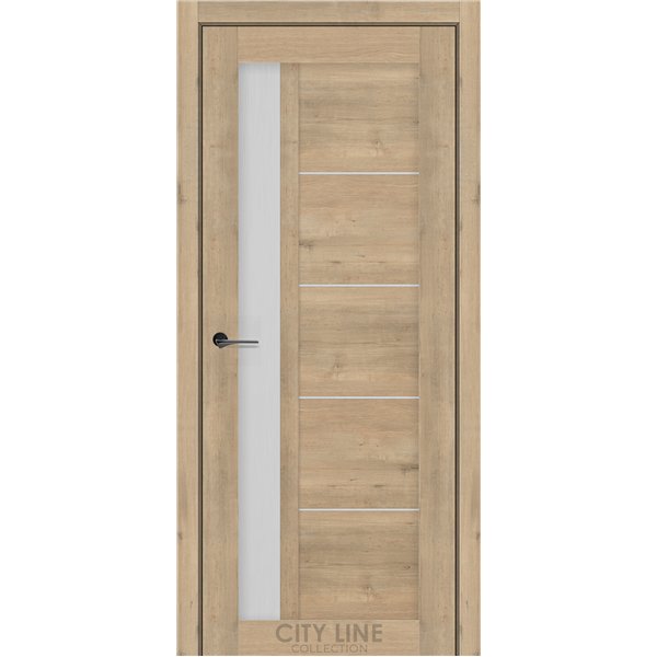 Межкомнатная дверь CITY LINE BRUNO Дуб Монако 
