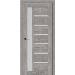 Межкомнатная дверь CITY LINE KENNA Рустик Авиньон Серый 