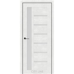 Межкомнатная дверь CITY LINE KENNA Рустик Авиньон Белый 
