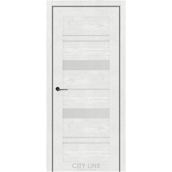 Міжкімнатні двері CITY LINE DELTA Рустік Авіньйон Білий 