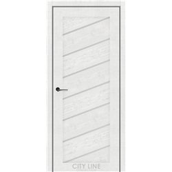Межкомнатная дверь CITY LINE GRANDIN Рустик Авиньон Белый 